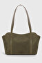 Suede Green Bowling Shoulder Bag 270 - 3
