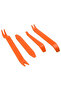 4 Pieces Orange Portable Trim Removal Tool - 6