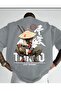 Men's Samurai Printed Oversized T-Shirt
