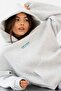Women's Oversized Sweatshirt Hoodie CHMP STUDIOS Gray – Hooded, 3-Thread Fleece, Kangaroo Pocket - 3