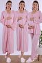 Breastfeeding Featured Cotton Maternity Set 4 Pieces Effortt - Pink