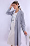 Effortt Blue Maternity and Postpartum Nightgown Set with Robe - 8