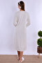 Cotton Maternity Nightgown with Breastfeeding Feature Effortt - Blue - 4