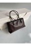 Merlo Model Hand and Women's Shoulder Bag Bitter Brown