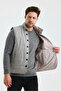 Men's Mock Neck Button Double Sided Vest - 4