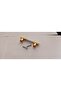 Yörük White-Gold 5 Pieces 64 mm (6.4 cm) Handle Luxury Aluminum Cabinet Kitchen Drawer Children's Room Handle - 2