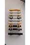 Yörük White-Gold 5 Pieces 64 mm (6.4 cm) Handle Luxury Aluminum Cabinet Kitchen Drawer Children's Room Handle - 4