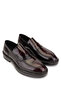 Men's Genuine Leather Claret Red Loafer Shoes - 2