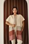 Color Block Winter Knitwear Shawl Bces-253005 - 2