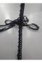 Cotton Kopanaki Lace 5 Meters 1 cm Wide Black - 2