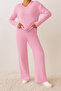 Unisex Interlock Fabric Tracksuit Set – Comfortable for Home and Casual Wear