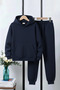 3 Thread Thick Winter Sh Fleece-Lined Plain Unprinted 6-Piece Boys' Tracksuit Set - 4