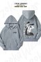Unisex Jujutsu Kaisen Sukuna Ryomen Character Printed Oversized Back Printed Zippered Hooded Cardigan