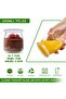 200ml Yogurt Pudding Glass Jars with Plastic Lids (6) - 2