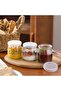 200ml Yogurt Pudding Glass Jars with Plastic Lids (6) - 3