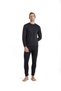 Double Layer Knitted Fabric Thermal Underwear Set Bottom Top Set Suitable for Winter Sports - 2