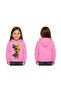سويت شيرت للأطفال من الجنسين من Groot مطبوع بغطاء رأس 3 Threaded