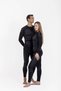 Unisex Windproof All-Weather Professional Thermal Underwear Bottom and Top Set Seamless Iiı. Level - 5