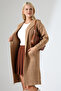 Women's Hooded Oversized Casual Long Pocket Knitwear Cardigan Dvka-0699 - 5