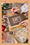 Letter from Flower Series 153 Pieces Floral Themed Scrapbook Set - Gift Boxed Notebook, Sticker, W - 8