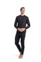 Double Layer Knitted Fabric Thermal Underwear Set Bottom Top Set Suitable for Winter Sports - 5