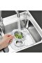 2 Pieces Stainless Steel Portable Sink Strainer 11 cm Large Size Strainer - 2