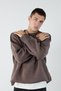 Oversized Knitwear Sweater with Vintage Detail - 3