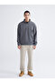 Xside Anthracite Fleece Men's Thick Sweatshirt - 2