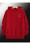 Summer Palm Printed Oversized Men's Hoodie