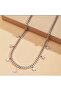 Stainless Steel Trend Exquisite Stylish Design Women Charm Necklace - 3