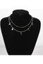 Stainless Steel Trend Exquisite Stylish Design Women Charm Necklace - 2