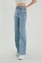 Çnr Miya Women's High Waist Women's Palazzo Jeans Trousers, Stretch Fabric Loose Jeans New - 3