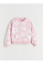 Esvab • Modern & Distinctive Floral Embroidered Girls' Knit Sweater