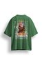 Don'T Cry Printed / Oversized Unisex T-Shirt / 95% Cotton Premium Quality / 330Gr Thick Combed Cotton - 3