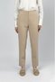 Women's High-Waisted Stretchy/ Stretch Fabric Fabric Carrot Cut Pencil Pants Stone - 5