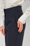 Women's High-Waisted Stretchy/ Stretch Fabric Fabric Carrot Cut Pencil Pants Black - 8