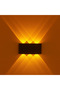 Vento Triple Light Patterned Sensor Wall Sconce – Ap-2906 R {Amber} - 2