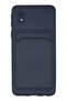 Sptrns Samsung Galaxy A01 Core Case Kelvin Silicone with Business Card (190010) - Navy Blue