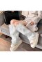 Women's Plush Leg Warmers, 50 cm Long - 2