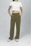 Women's High Waist Palazzo Pants Khaki - 8