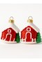 Red and White Christmas Home Decoration 10cm – Christmas Tree Hanging Party Decoration - Christmas Ornaments - 3