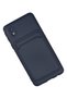 Sptrns Samsung Galaxy A01 Core Case Kelvin Silicone with Business Card (190010) - Navy Blue - 2