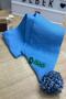 Boy's Scarf and Beanie Double Set K2317502 Blue - 3