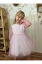 Girl's Cotton Pink Glitter Party and Special Occasion Dress – Comfortable Lined Design - 5