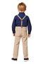 Boys' Stylish Polka Dot Shirt Pants and Suspenders Set Quality Stylish Comfortable Casual - 5