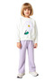 Girl's Top-Bottom Cotton Floral Printed Sweatshirt and Sweatpants Set Quality Stylish Comfortable - 4