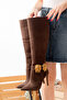 Luna Stone Brown Women's Boots - 3