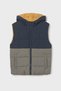 8-18 Years Old Double-Sided Hooded Vest Yellow - 4