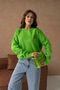 Oversized Heart and Teddy Bear Detailed Crew Neck Knitwear Sweater Aw25Kz0071