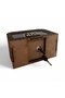 Lockable Wooden Tip Box – Transparent Front Type Box - Black - 2